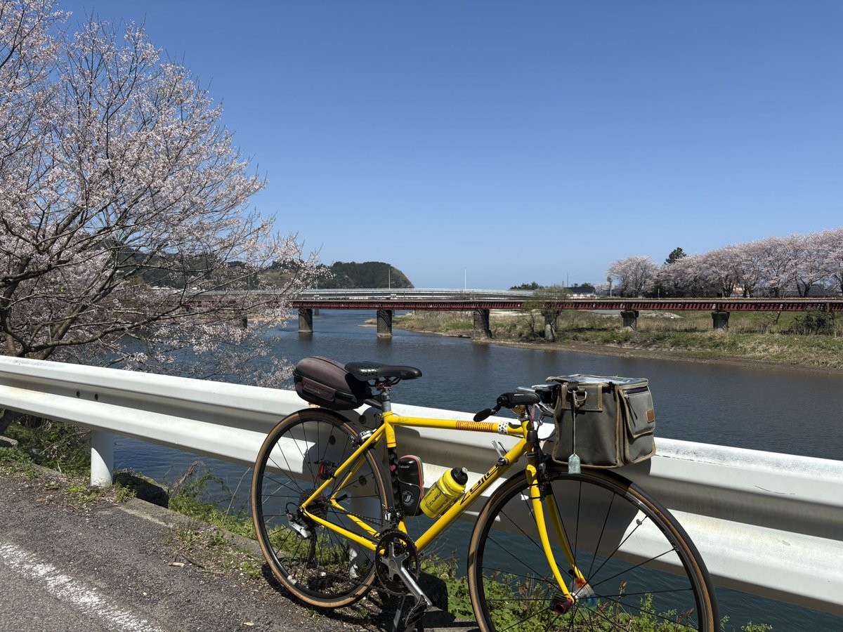 bicchee's tweet photo. せっかくなので愛車も #矢田川橋梁 #桜 #サイクリング #ロードバイク #zullo #tonica https://t.co/woEfuJWy0F