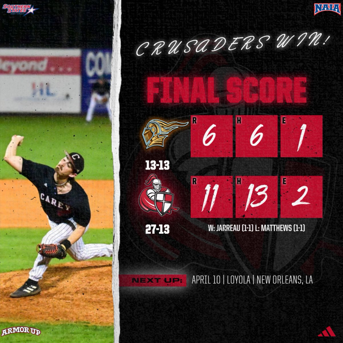 William Carey University Baseball tweet media