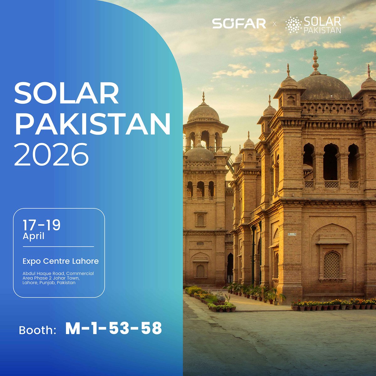 SZ_SOFARSOLAR's tweet image. Strengthening local partnerships in Pakistan 🇵🇰 at Solar Pakistan 2026 with our partner—connecting installers, partners, and customers. 🤝 #SOFAR #SolarPakistan #BuiltOnTrust #EnergyStorage