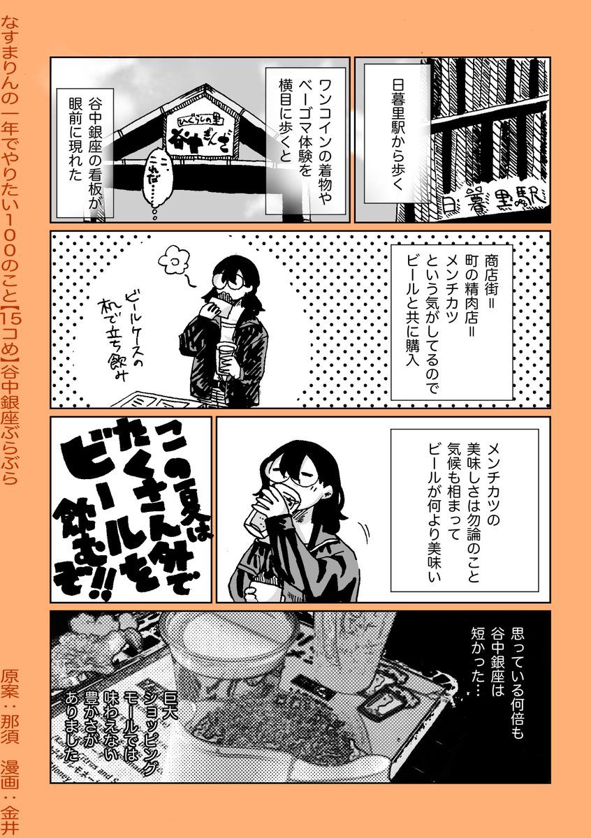 【15コめ】谷中銀座ぶらぶら  #なす100