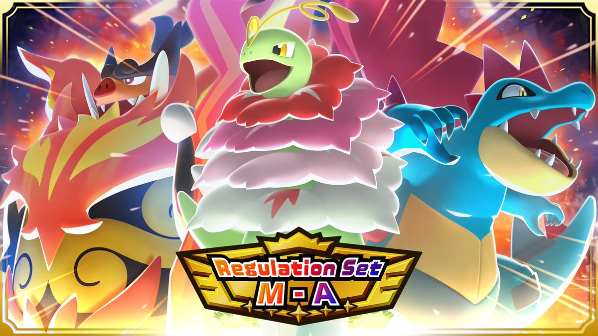 VGCVictoryRoad's tweet image. Ranked Battles Season M-1 has already started, and will be up until 13 May! 🪜

🎮 Regulation Set M-A

⚠️ Champion Tier and Master Ball Tier will be unlocked on 15 April!

🔗 All 2026 events: victoryroad.pro/2026-season-ca…