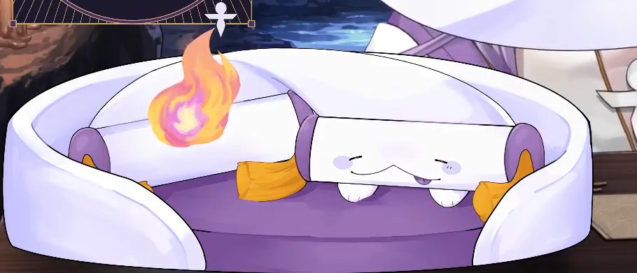 michapu325's tweet image. OMG! Could this possibly become a merch?😍😍
I want one for my cat to sleep on.