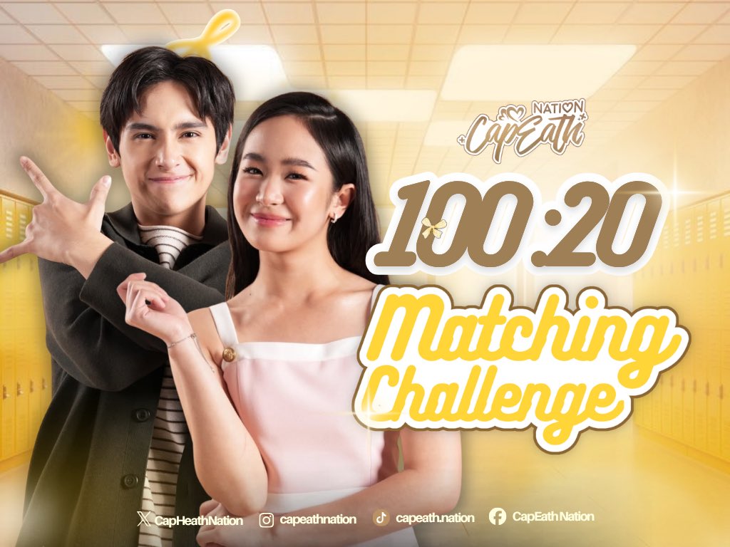 CapHeathNation's tweet image. 🥞 𝟏𝟎𝟎:𝟐𝟎 𝐂𝐇𝐀𝐋𝐋𝐄𝐍𝐆𝐄 ✨

Calling all 𝗙𝗮𝗻𝗖𝗮𝗸𝗲𝘀! 📢 

We have a golden opportunity to turn our efforts into something even bigger. Our generous sponsor has 𝗽𝗹𝗲𝗱𝗴𝗲𝗱 𝘁𝗼 𝗺𝗮𝘁𝗰𝗵 ₱𝟮,𝟬𝟬𝟬—but only if we reach it first!

We are looking for 𝟮𝟬