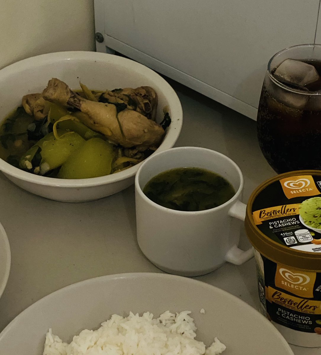 _beenforgotten's tweet photo. tinola x coke supremacy featuring pistacio ice cream https://t.co/mxYnSKi7df