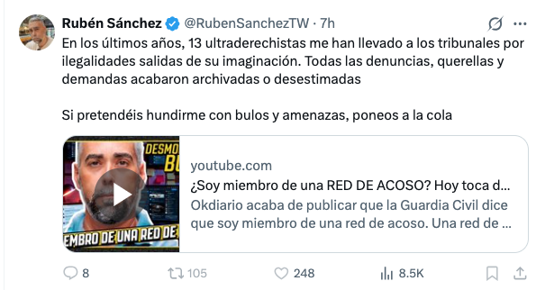 SoyMRBerta's tweet photo. Yo debo ser la única no ultraderechista que he llevado a los Tribunales a @RubenSanchezTW y le he ganado en 12 ocasiones.
Por eso no me cuenta 😉
Como siempre, el #Facuo jugando con las palabras. https://t.co/aOPGVsfLgS