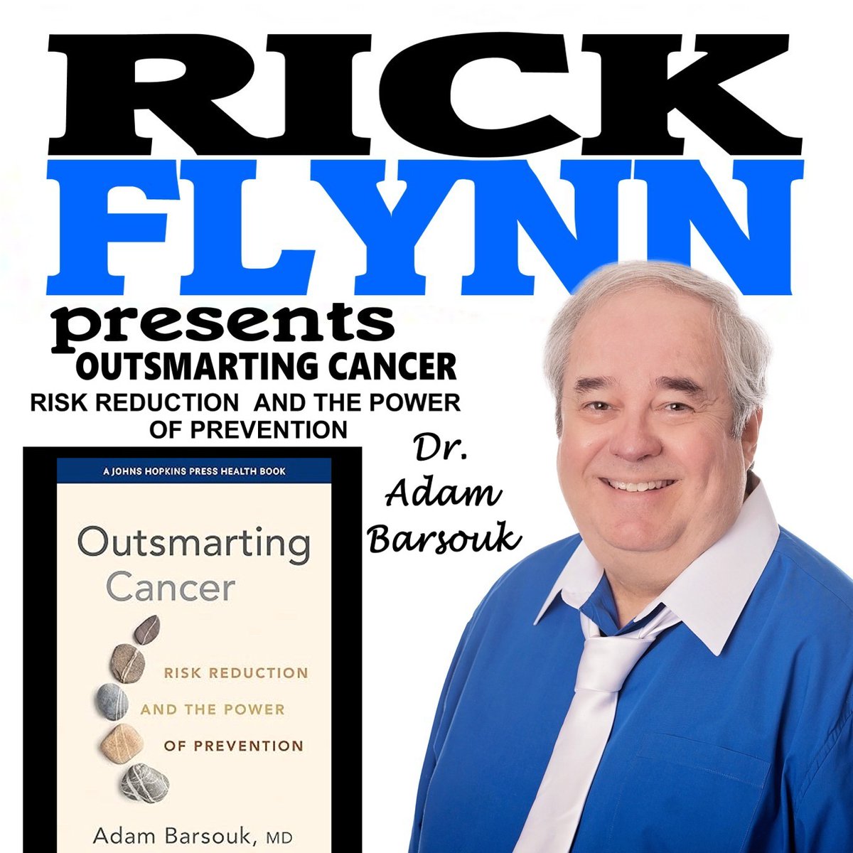 lissa_warren's tweet photo. "There's more to the fight against cancer than just chemotherapy...It starts decades earlier with the lives we lead, with the diets we eat, with the water &amp; air we're exposed to." Dr. @ABarsouk on Rick Flynn Presents discussing his book OUTSMARTING CANCER: https://t.co/NJDynFAUVc https://t.co/9bdsnlTX6K