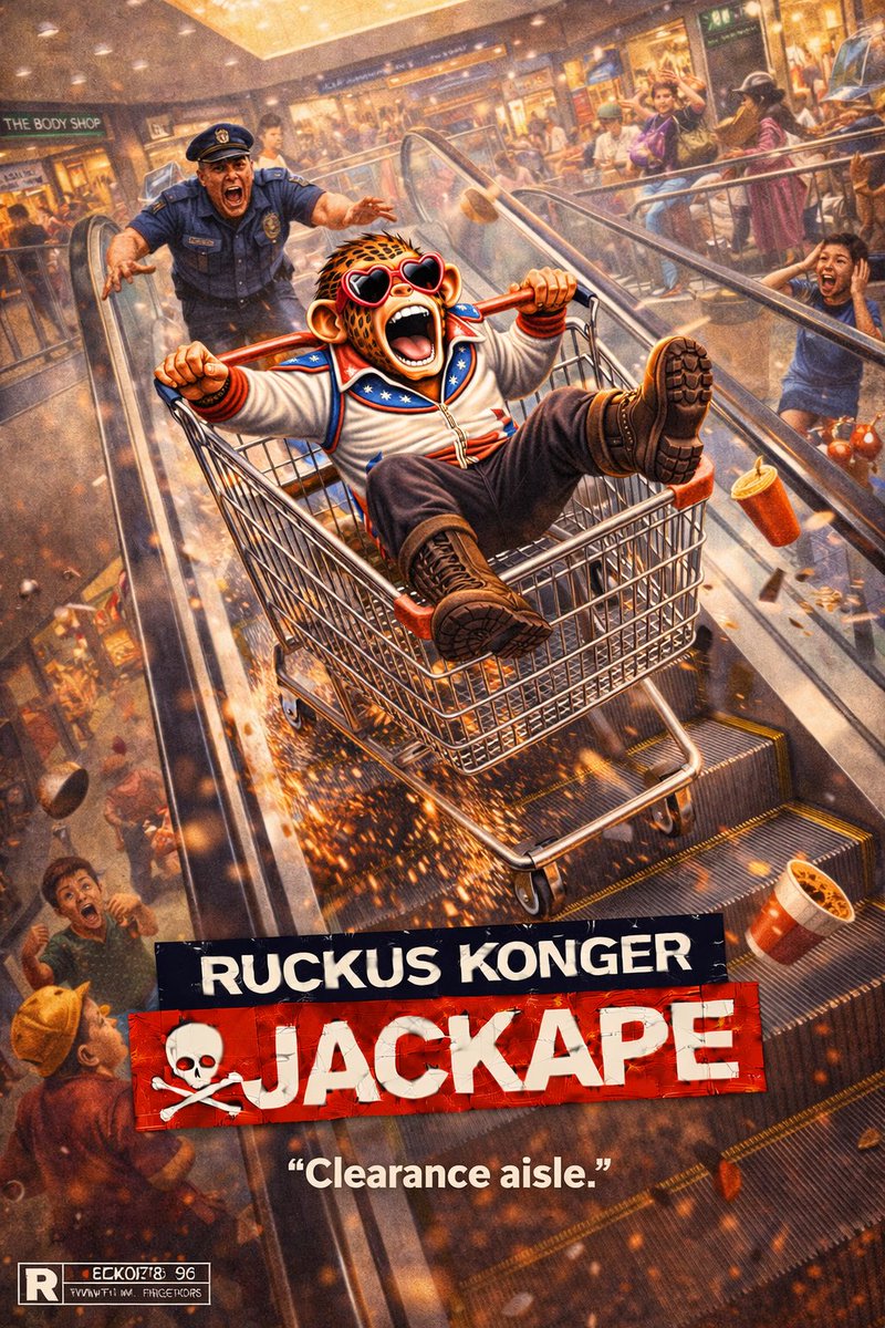 dudeman22_eth's tweet image. Some apes chase glory.

Some apes chase ApeCoin.

Ruckus Konger chases bad ideas at full speed.

Welcome to JACKAPE.

#JACKAPE #Stunt #Extreme