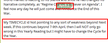 sharadjhun's tweet image. Time Window of 7-9th worked like a Magic !

Not only Prediction but Carrying Risk Managed Naked LONGS across all Members' Group into the Event, when the World was Preparing for an "END of a Civilisation" 

#Crude Shorts too on Hold 

#GANN #Markets