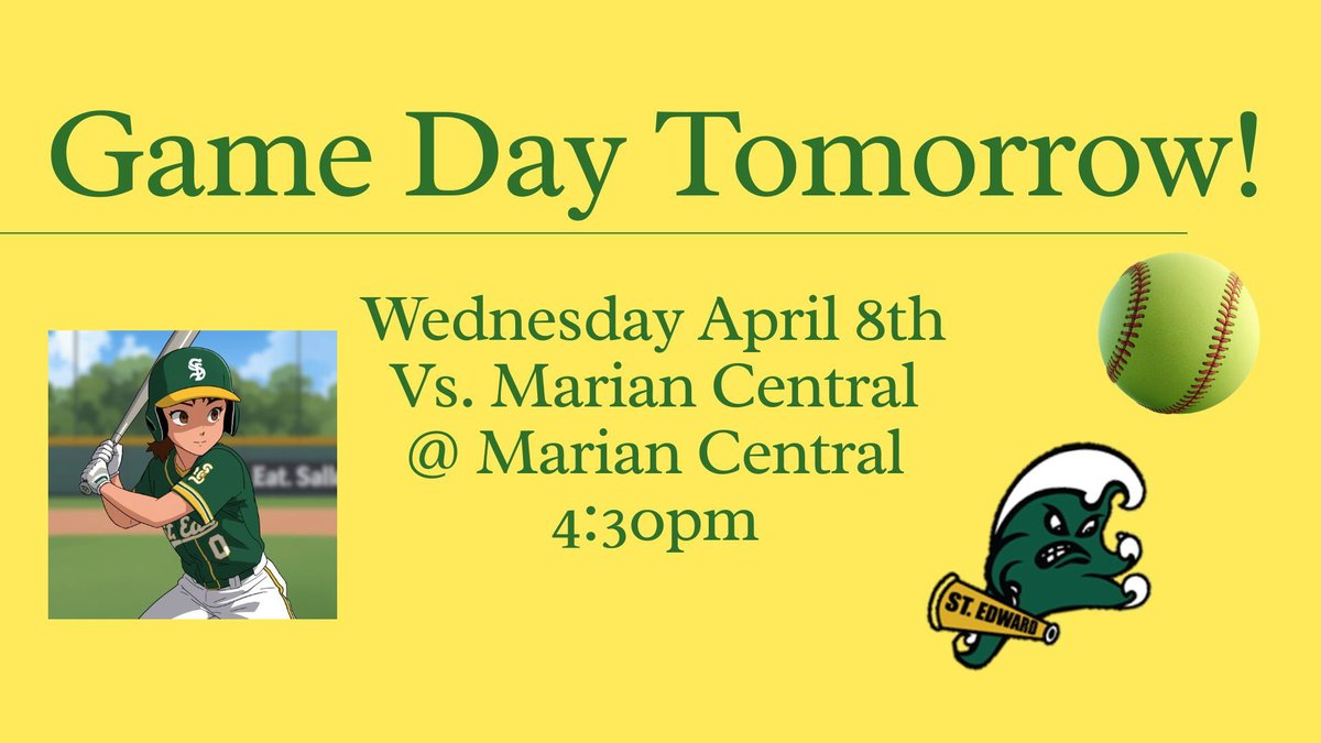St. Ed's GreenWave Softball tweet media