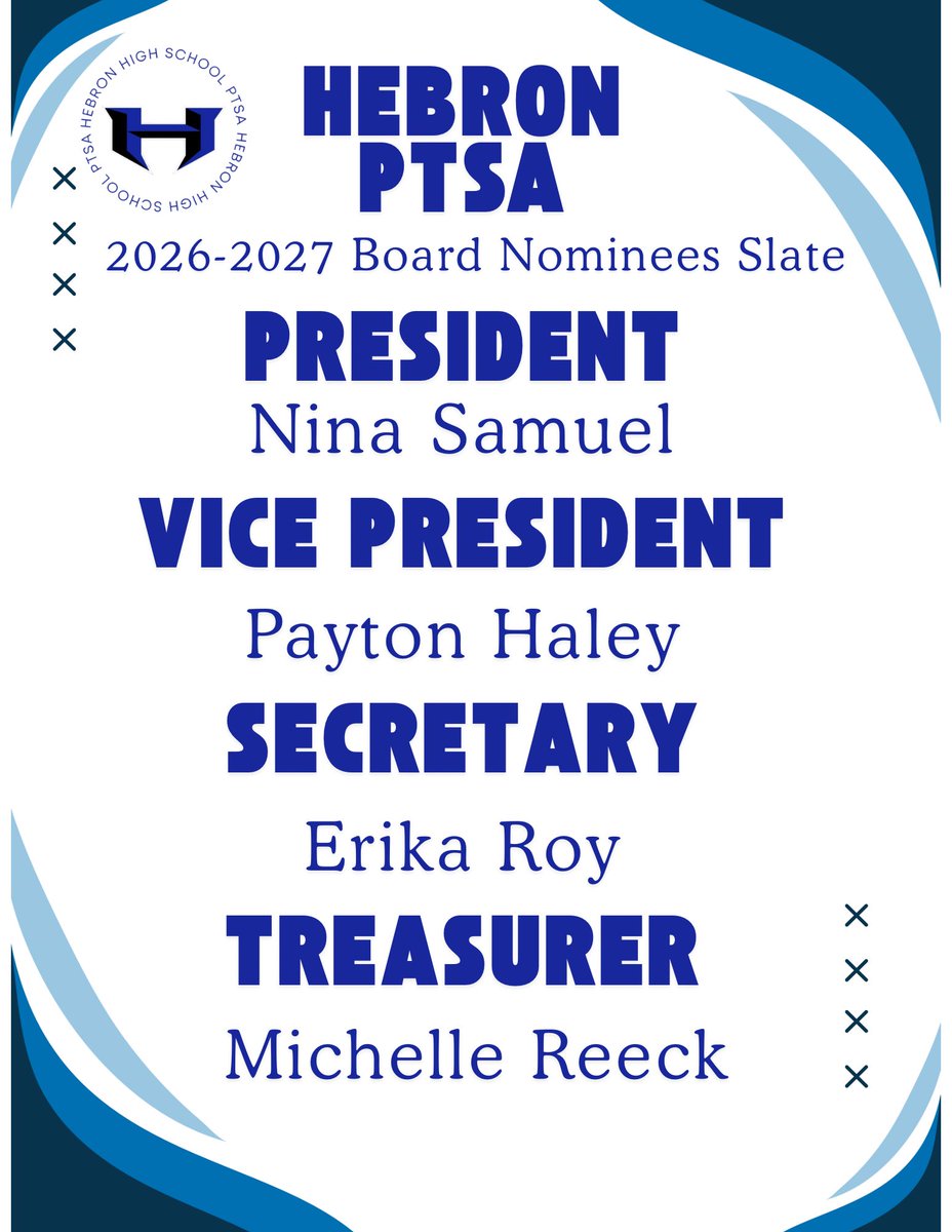 Hebron HS PTSA tweet media