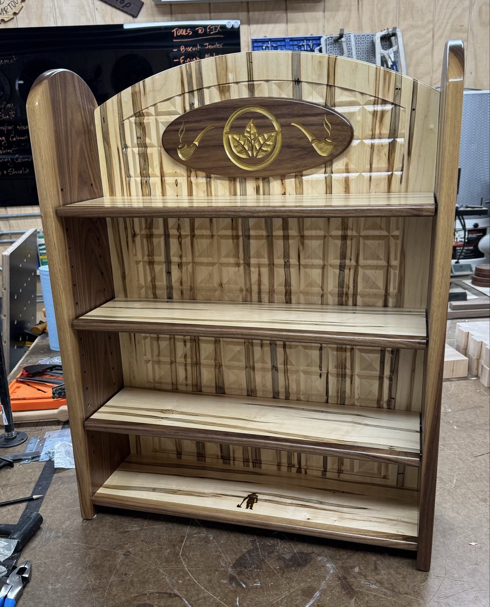 Warrior_Works_'s tweet photo. Custom tobacco pipe shelf… https://t.co/T8e5djyoFH