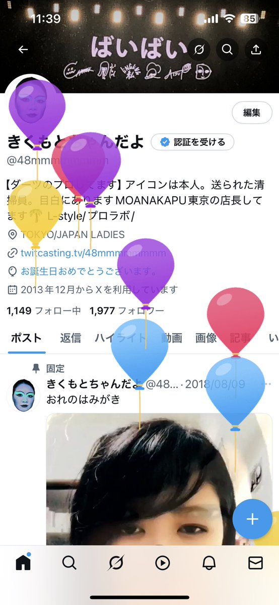 きくもとちゃんだよ tweet media