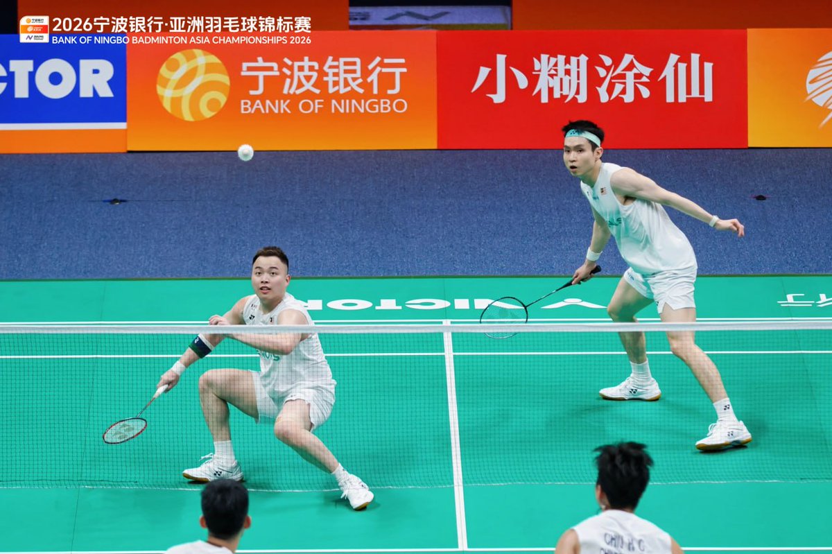 BA_Malaysia's tweet image. #BAC2026

MD | R32

#MAS 🇲🇾 Aaron Chia-Soh Wooi Yik def. #TPE Chiu Hsiang Chieh-Wang Chi Lin 21-15 21-15

⏱️ 38 min

Chia-Soh overcame the World No. 12 pair from Chinese Taipei to progress!

#GemilangkanLagi
#BadmintonMalaysia
#DemiMalaysia