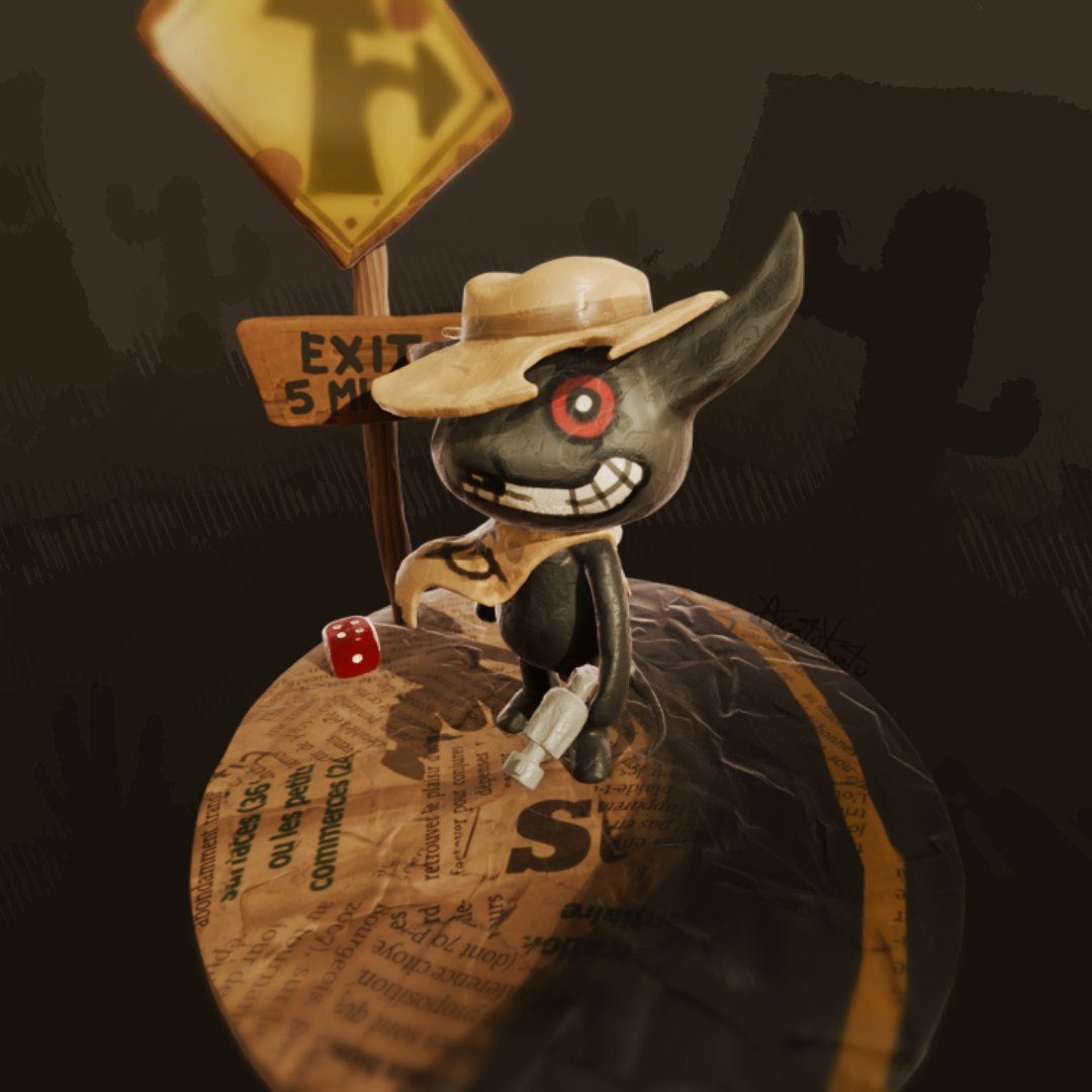 AkatuKatu's tweet photo. I had a 3D sketch of Zodiac just in time to polish it for the #MerchgenicsContest 
@edmundmcmillen @TheMaestroTeam https://t.co/UkUWmPT5EM