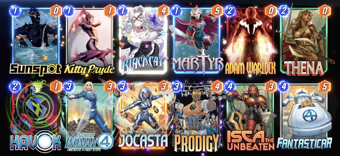 LaurenWhatevs's tweet image. Fastest Infinite to date!

⏱️ 7h35m real time
⏱️ 3h49m game time

No promises it’ll work for you, but I didn’t see a single Cosmic Ghost Rider.

Martyr only lost 1 game along the way. Excited to play with the new cards! 🙌