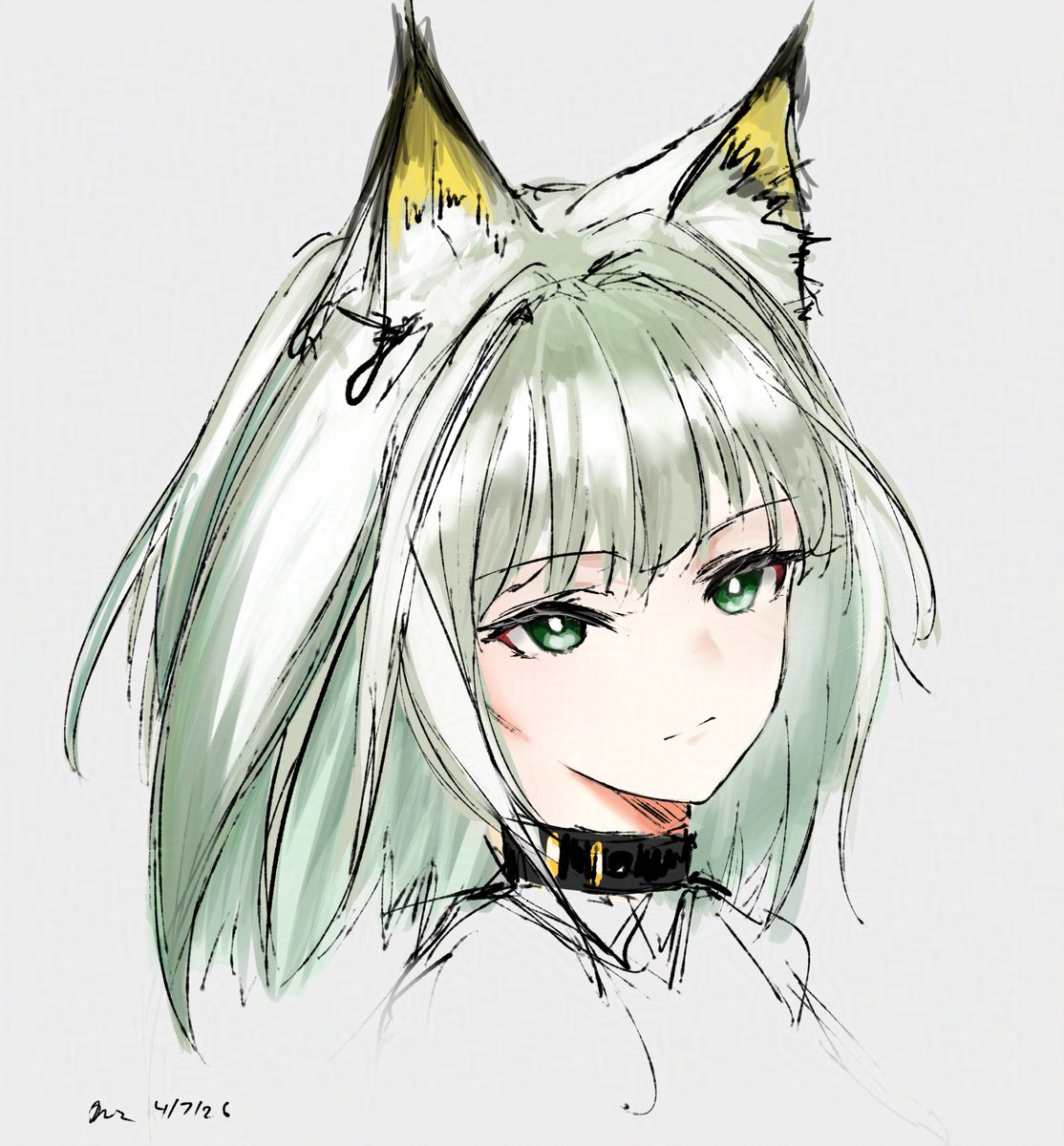 captaindizzy101's tweet photo. kal'tsit doodle #Arknights https://t.co/TgYsDlGG7Y