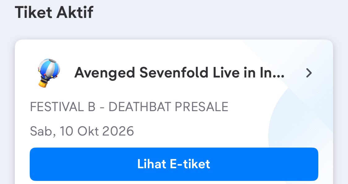 bellerizna's tweet photo. @_eeunoiiaa_ Kak aku dapet presale avenged sevenfold bisa pake jasaku yaa 75k/tiket pay after get  yaa https://t.co/ioJZOJl1it