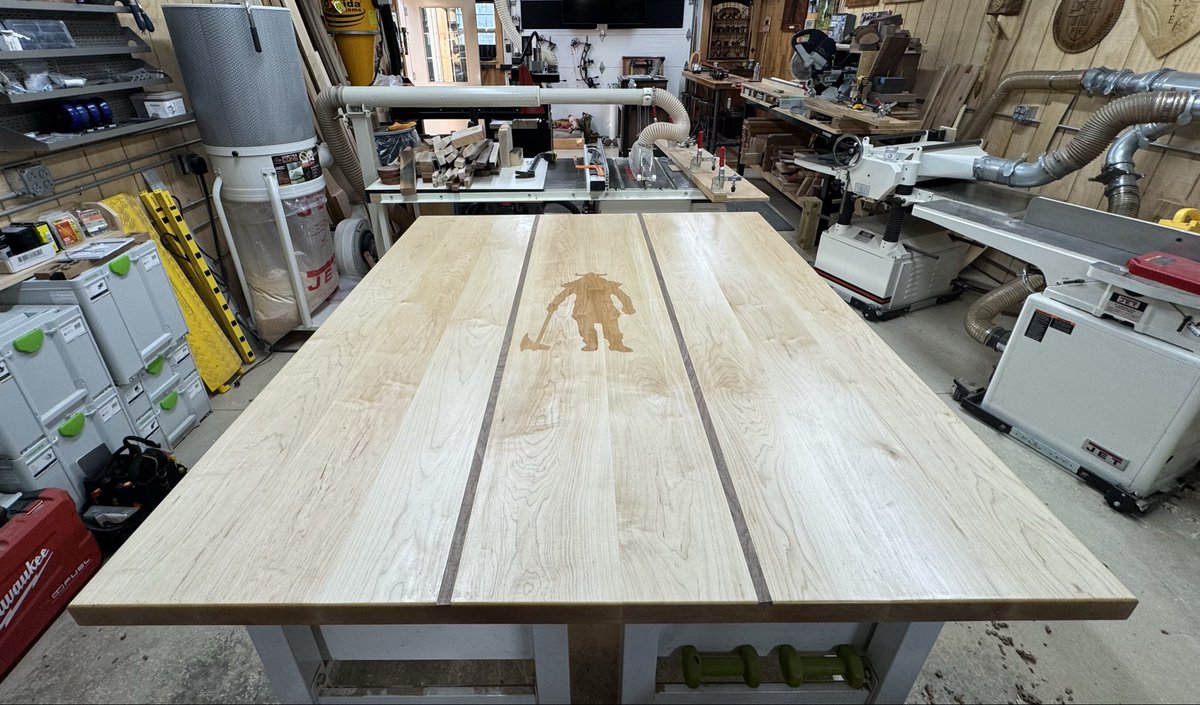 Warrior_Works_'s tweet photo. Felt like the shop needed a custom table… https://t.co/2J9SzJYP09