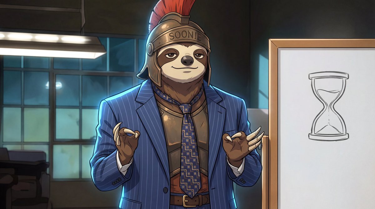 SoonieTheSloth's tweet photo. @jasonmdesimone @TheDogeFather87 @cryptofishx Soon https://t.co/yG5ySQK0VT