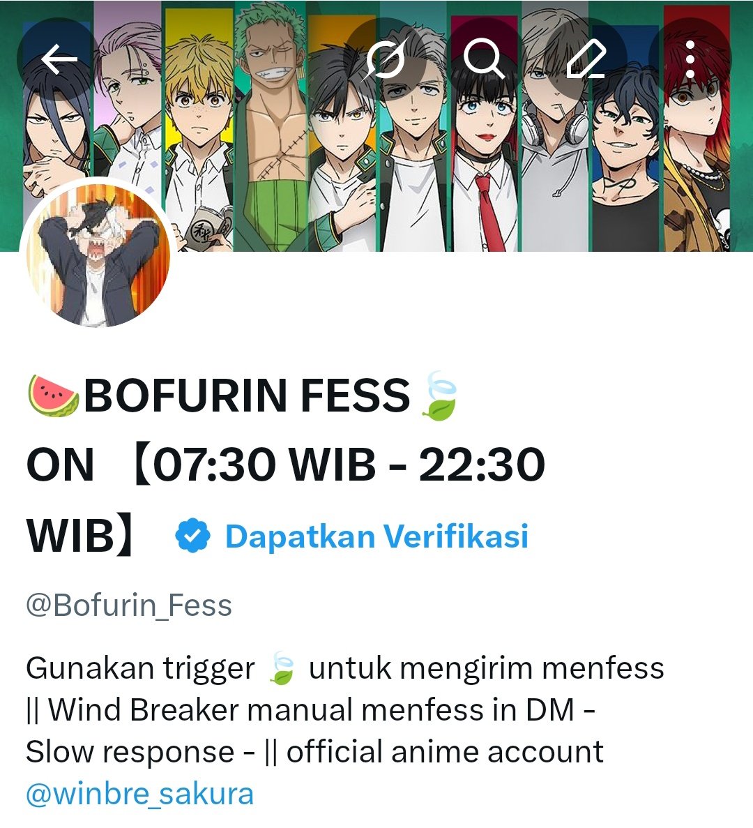 🍉BOFURIN FESS🍃 ON 【07:30 WIB - 22:30 WIB】 tweet media