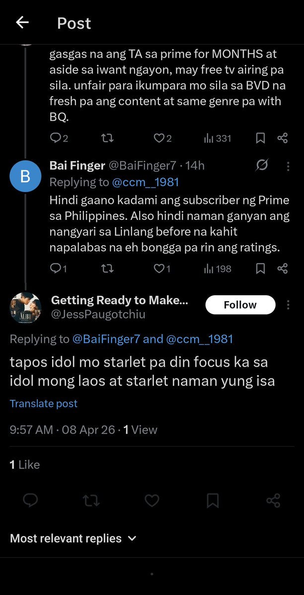 Bai Finger tweet media