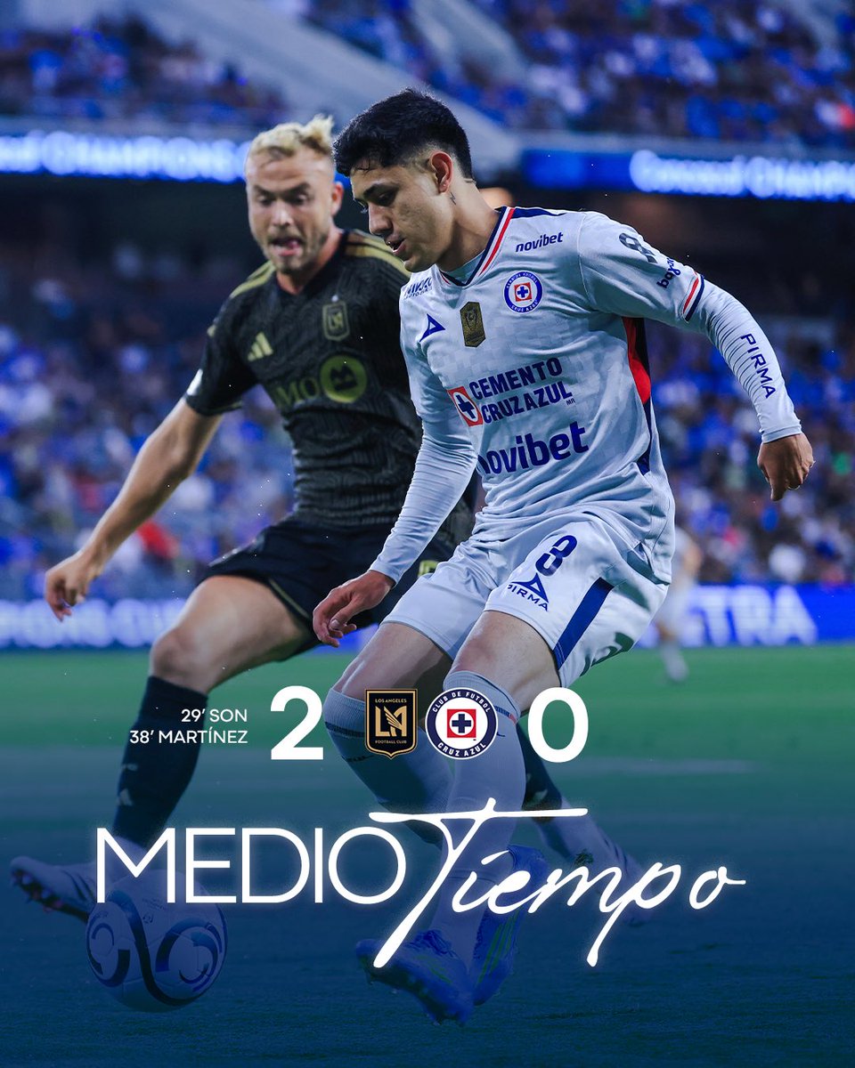 CruzAzul's tweet image. Termina el primer tiempo.
