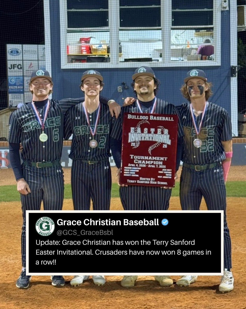 Grace Christian Baseball tweet media