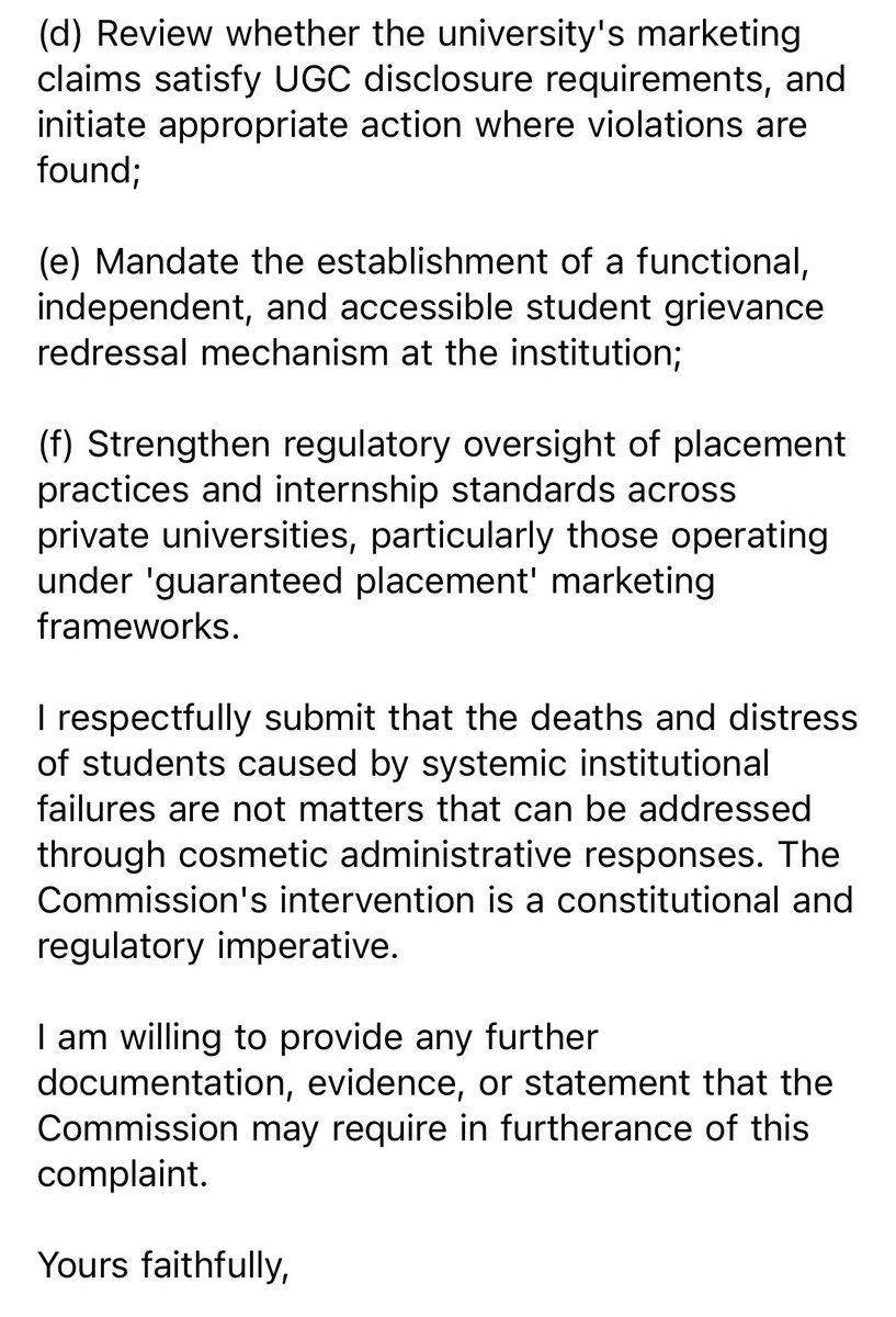 Today I received an email from an aggrieved student. 

This is not about poor teaching nor about poor infrastructure, but something far more dangerous. It was about misleading placement promises.

We have normalised a system where:
“100% placements” go unquestioned. “Highest
