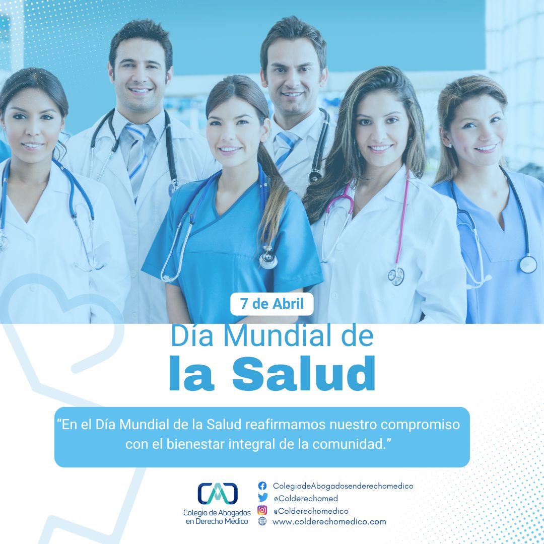 colderechomed's tweet photo. En el #DíaMundialDeLaSalud recordamos que la salud es un derecho fundamental, no un privilegio.

Desde el Derecho Médico, promover una atención segura, ética y oportuna es una responsabilidad de todos.

La salud también es justicia. 

#Salud #DerechoMédico #ResponsabilidadMédica https://t.co/eyLYUSQMGv
