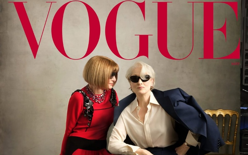 noticierovv's tweet photo. #Entretenimiento | #AnnaWintour y #MirandaPriestly protagonizan histórica portada de #Vogue
Amplía la información aquí
https://t.co/llUnx6mRjF
#NoticiasVV #07Abr https://t.co/kSx13CZWWK