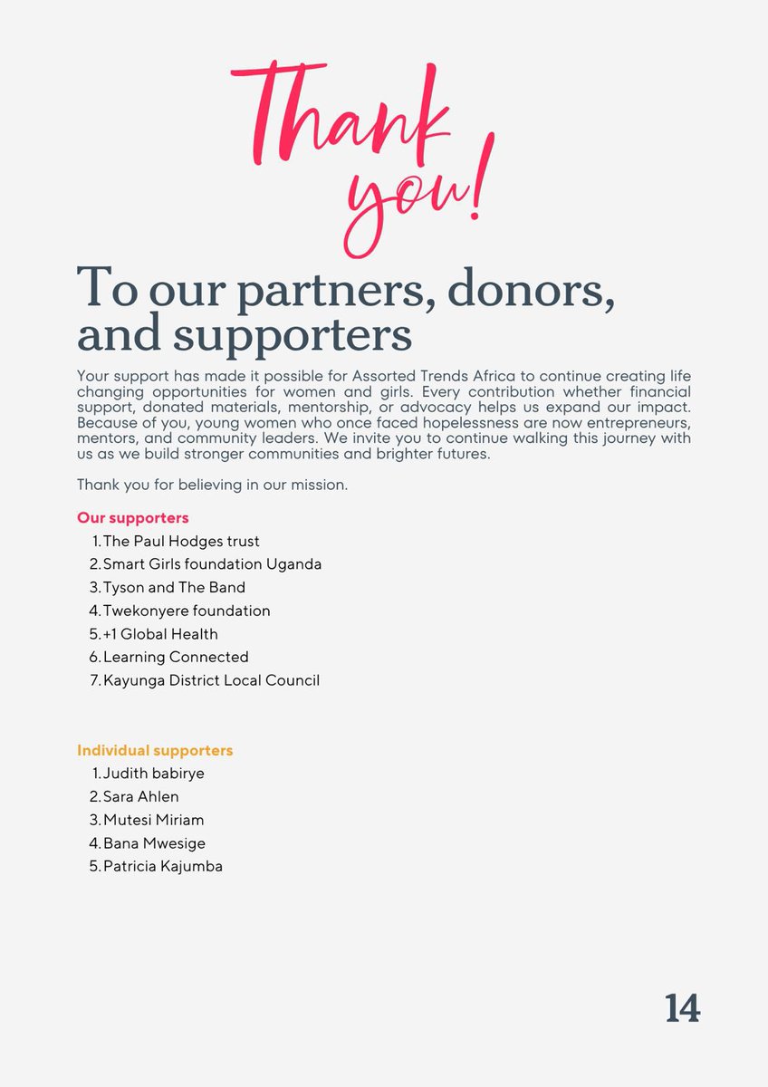 AssortedAfrica's tweet image. Our #AnnualReport2025 is here! 

A huge thank you to all who have supported us throughout this year. Your unwavering dedication has been the driving force behind our mission and vision. 

To read more tap here

teachany.com/tools/flipbook…

#Gratitude #RestoringHope