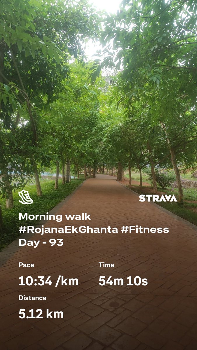 ItismitaCodes03's tweet image. Morning Walk #RojanaEkGhanta 
#Fitness #walk 🚶Day -93 ✌️