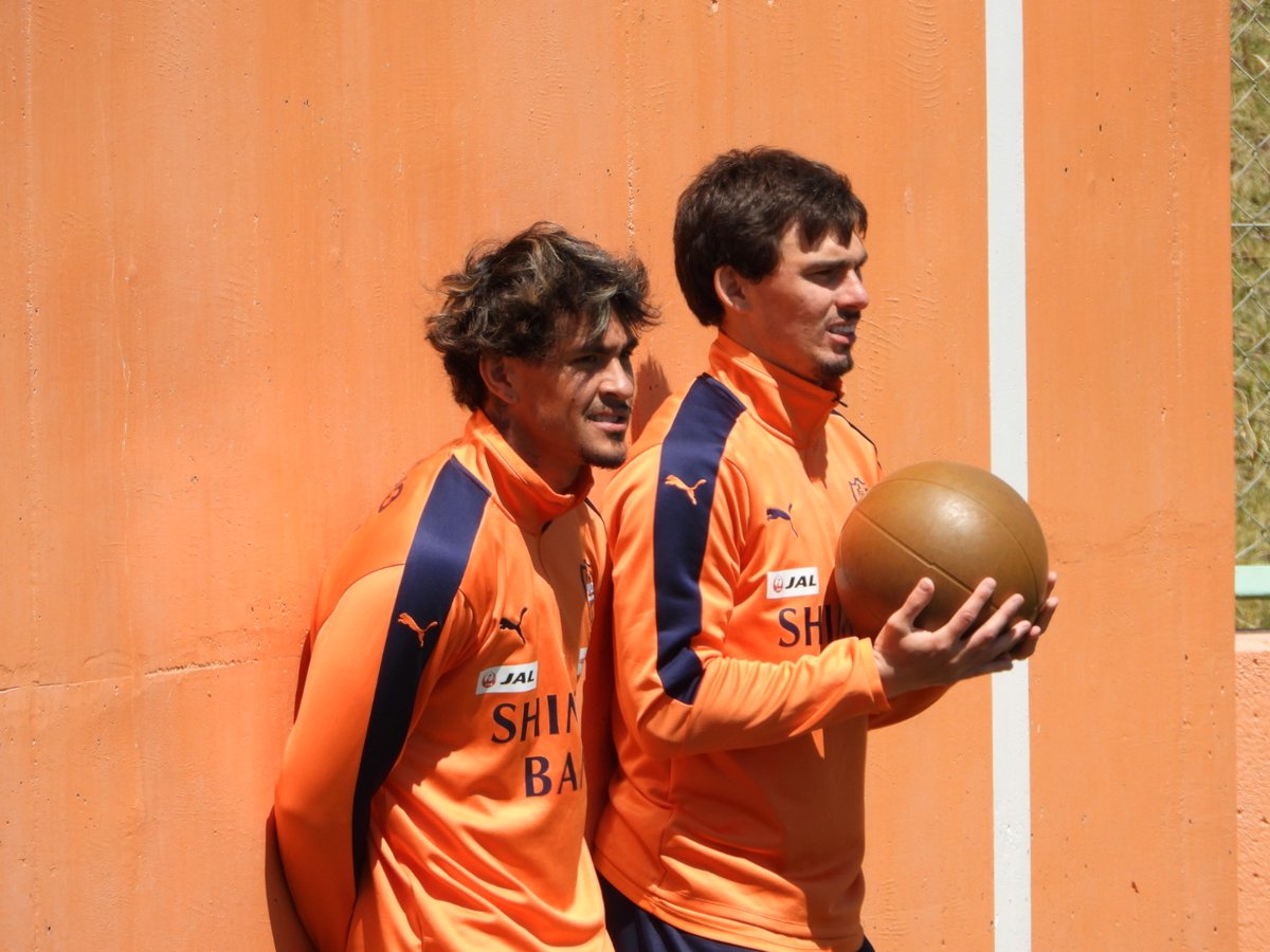 mihooji's tweet image. 快勝の後は、雰囲気もいいね！
祐治が夏休みの小学生みたいな装備でウロウロしていたのだけは気になったけど🙄
#spulse 
#三保活