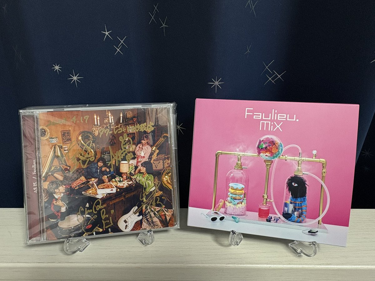 yu_0627__'s tweet photo. メジャーデビューそして1st アルバム『MiX』リリースおめでとうございます🎉

Faulieu.らしさがたくさんつまった1枚！
ライブが楽しみだーー！
　
大切なアルバムがまた一つふえて嬉しいです✨

 #Faulieu. #フォリュー 
#Faulieu_MiX https://t.co/XfVLTqyHrf