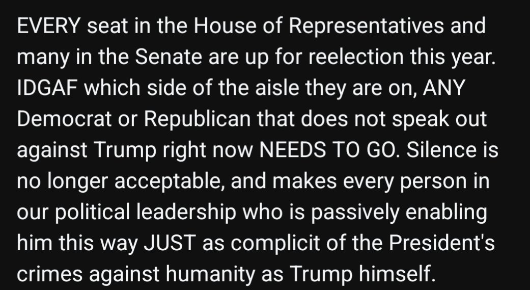 RhyeAmanda's tweet photo. This message is for BOTH @TheDemocrats and @GOP 
Either stand up for what is right or be held accountable. https://t.co/V2P7YoskRo