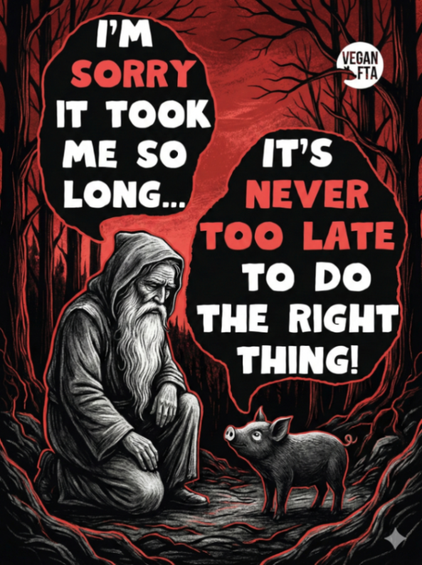 teamveganfta's tweet image. It’s never too late to choose compassion. 🫶 Every day is a new chance to stand up for animals and align your actions with your values. 🌱

👉 Join our FREE Vegan Challenge for recipes, tips &amp;amp; support! ✨ challenge.veganfta.com/starter_kit 💚

#animalrights #veganshare #ethics