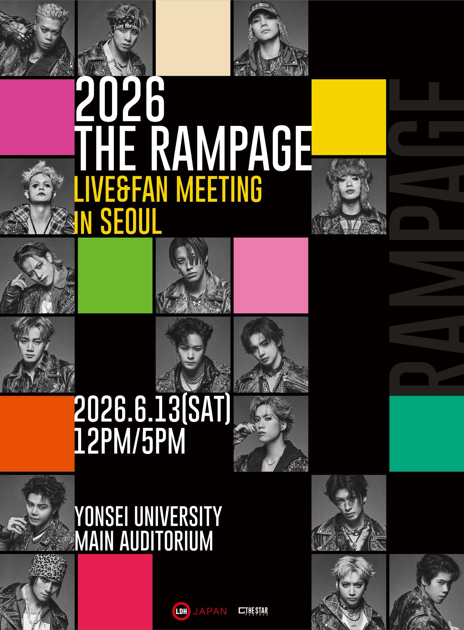 THE RAMPAGE ポスター　韓国 THE RAMPAGE OFFICIAL on X: 