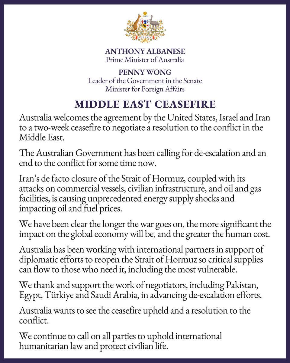 Senator Penny Wong tweet media