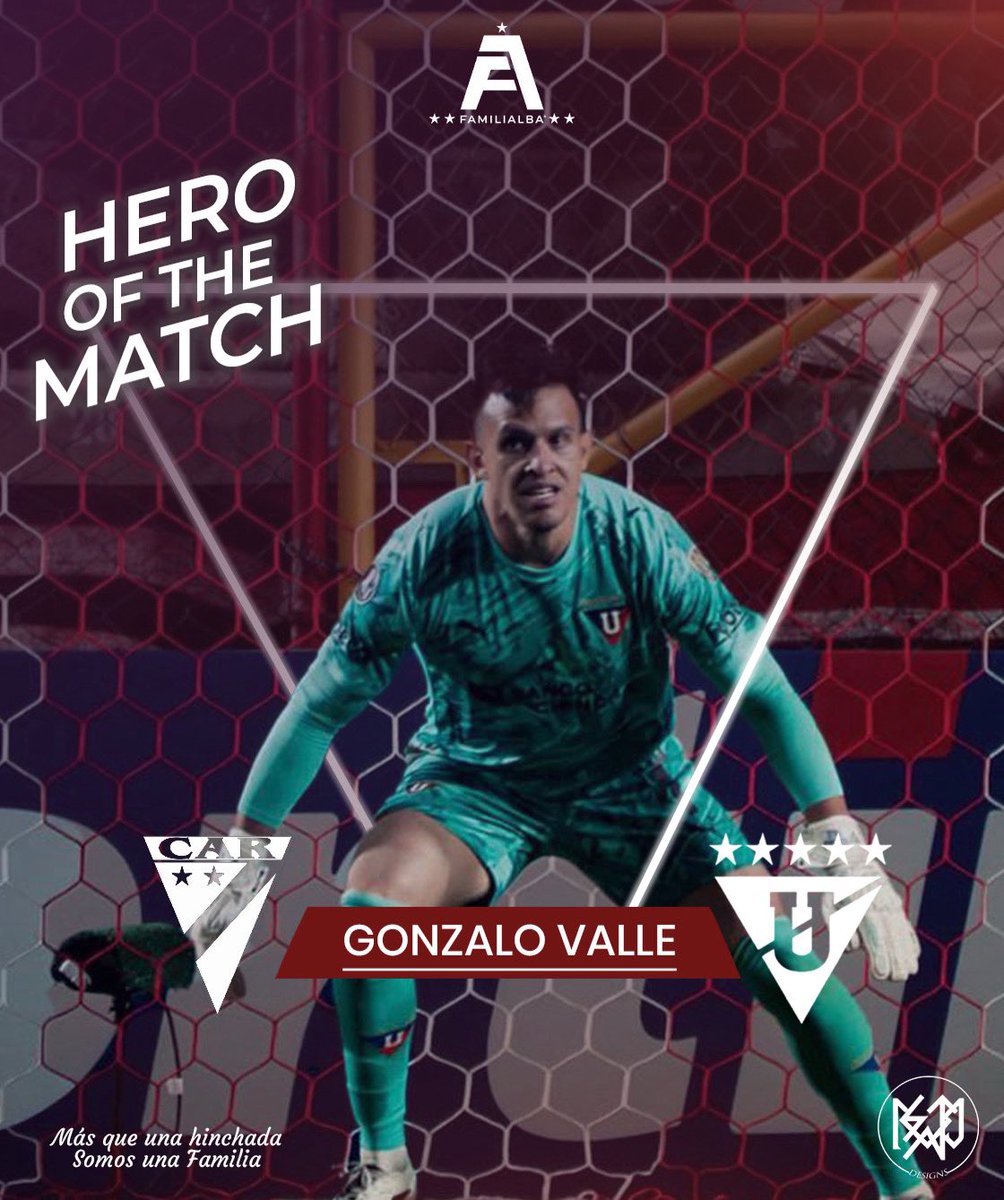 Nuestro héroe de la noche 🦸‍♂️

Estar en los momentos más importantes y actuar cuando tiene que actuar🧤🧤

¡Que gran noche para Gonzalo Valle !💪🤍

¡Grande Gonza!🤍💪👏