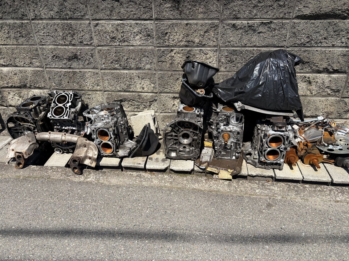 ybh5d's tweet image. エンジンブロック見に来た！