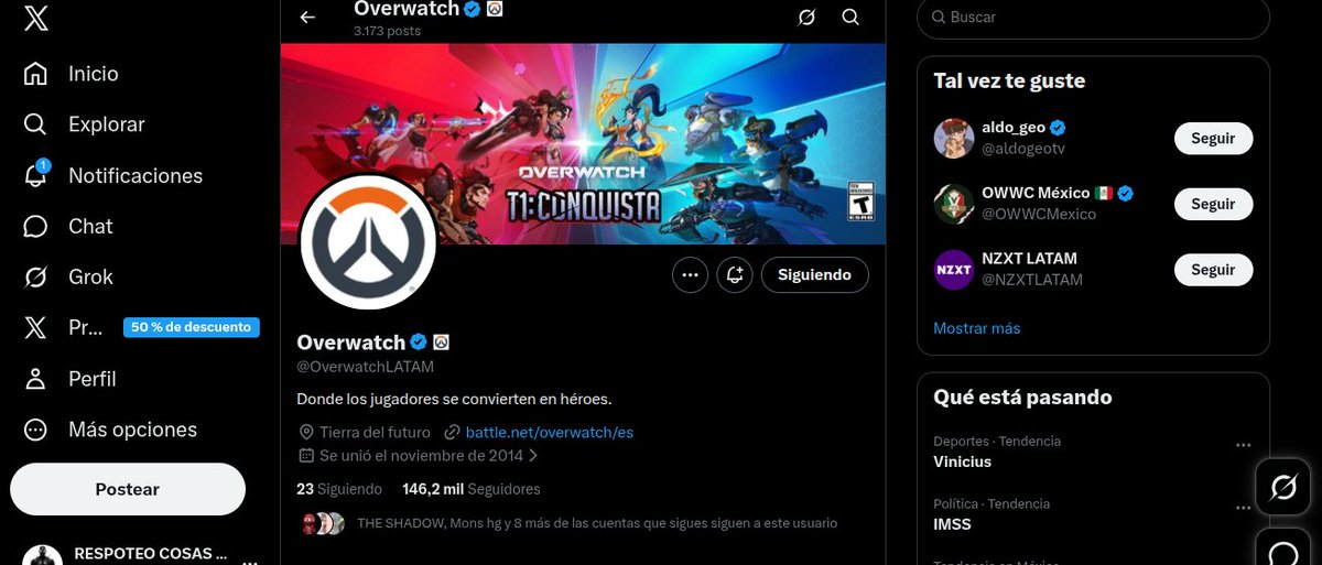RepostRicos's tweet photo. @Why_so_Sara @OverwatchLATAM No soy exigente en cuanto a la jugabilidad, solo quiero buenas skins. Gracias por la oportunidad✌️ https://t.co/d17OXHSiuk