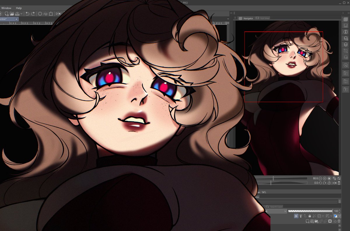 sketch color #mambiiedoe #vtubers