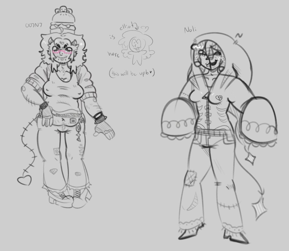 wederyed's tweet image. voidpizzaburger lineup wip again because i can. i guess this is 77noli for now