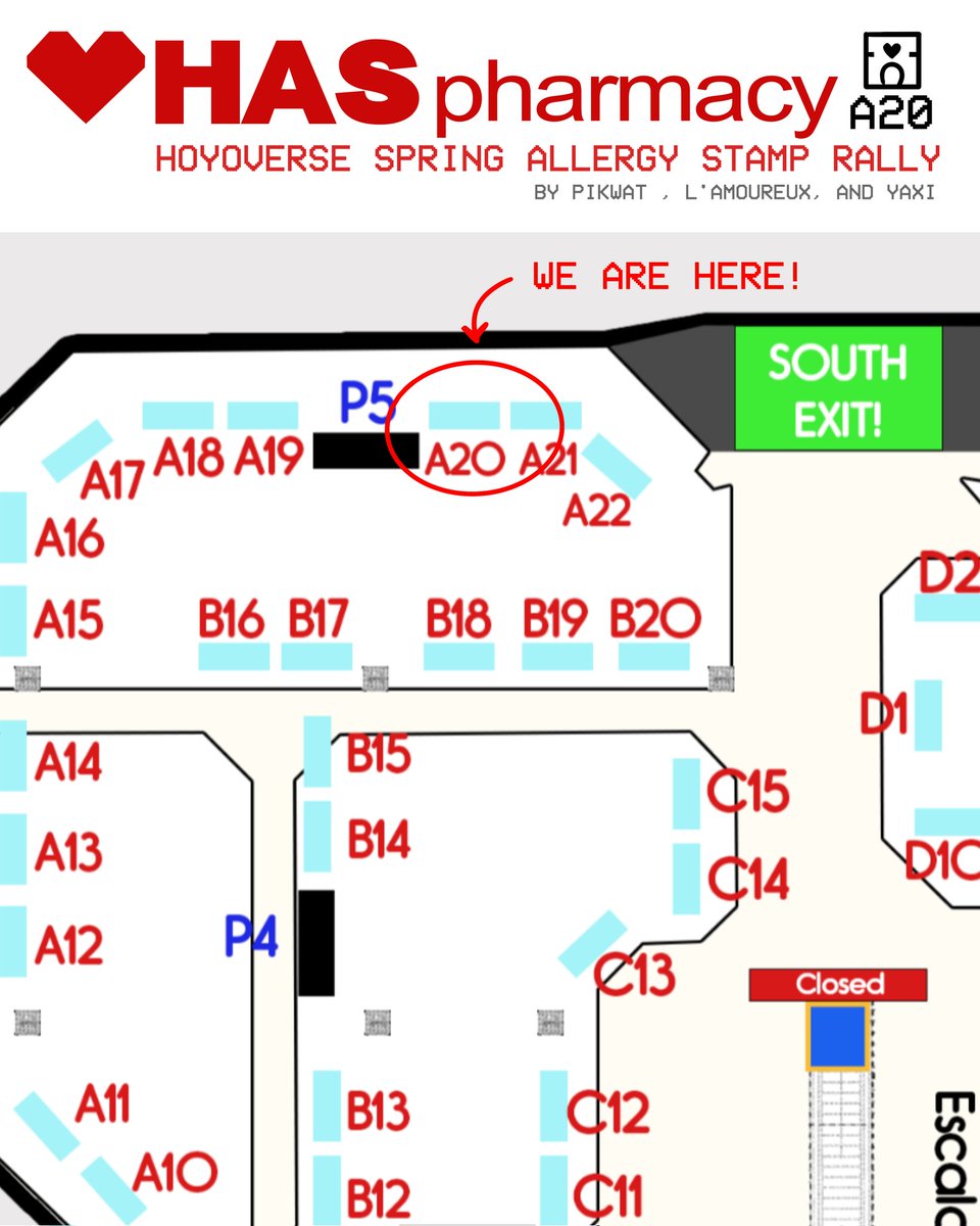 pikwat_art's tweet image. Your Hoyoverse favs are suffering from spring allergies 🥺 Pick up their prescription at Table A20 @pop_umai !

@9usl3hio7b , @l_amoureux_ , and I are running a small prize rally at our shared booth this Saturday! I made the Lighter and Wise stickers 🤎