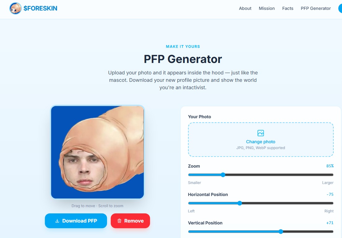 foreskin tweet media