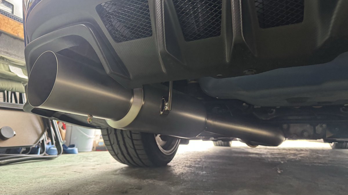 KondoEng's tweet image. VAB×極フルチタンマフラー×アクティブサイレンサー♫