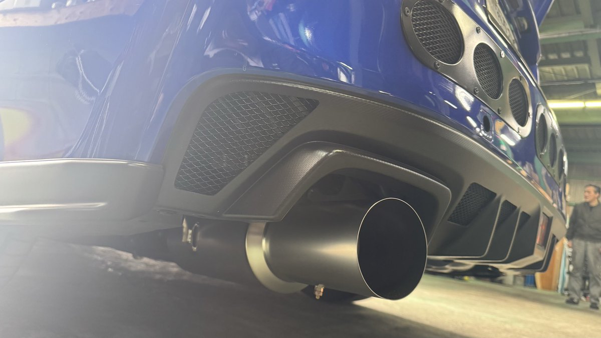 KondoEng's tweet image. VAB×極フルチタンマフラー×アクティブサイレンサー♫