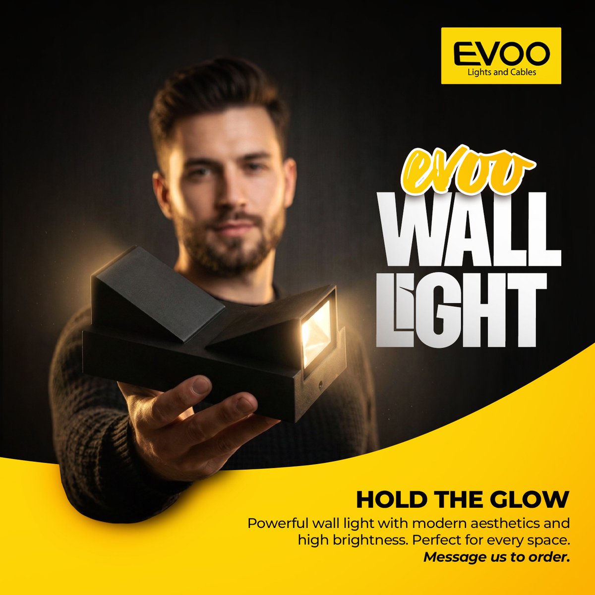 evoopak's tweet image. Bring Brilliance To Your Space With Evoo Wall Lights 📷.
Modern Design. Powerful Light.
Learn More at:  evoo.pk
#EVOOLighting #HomeLighting #UpgradeYourSpace