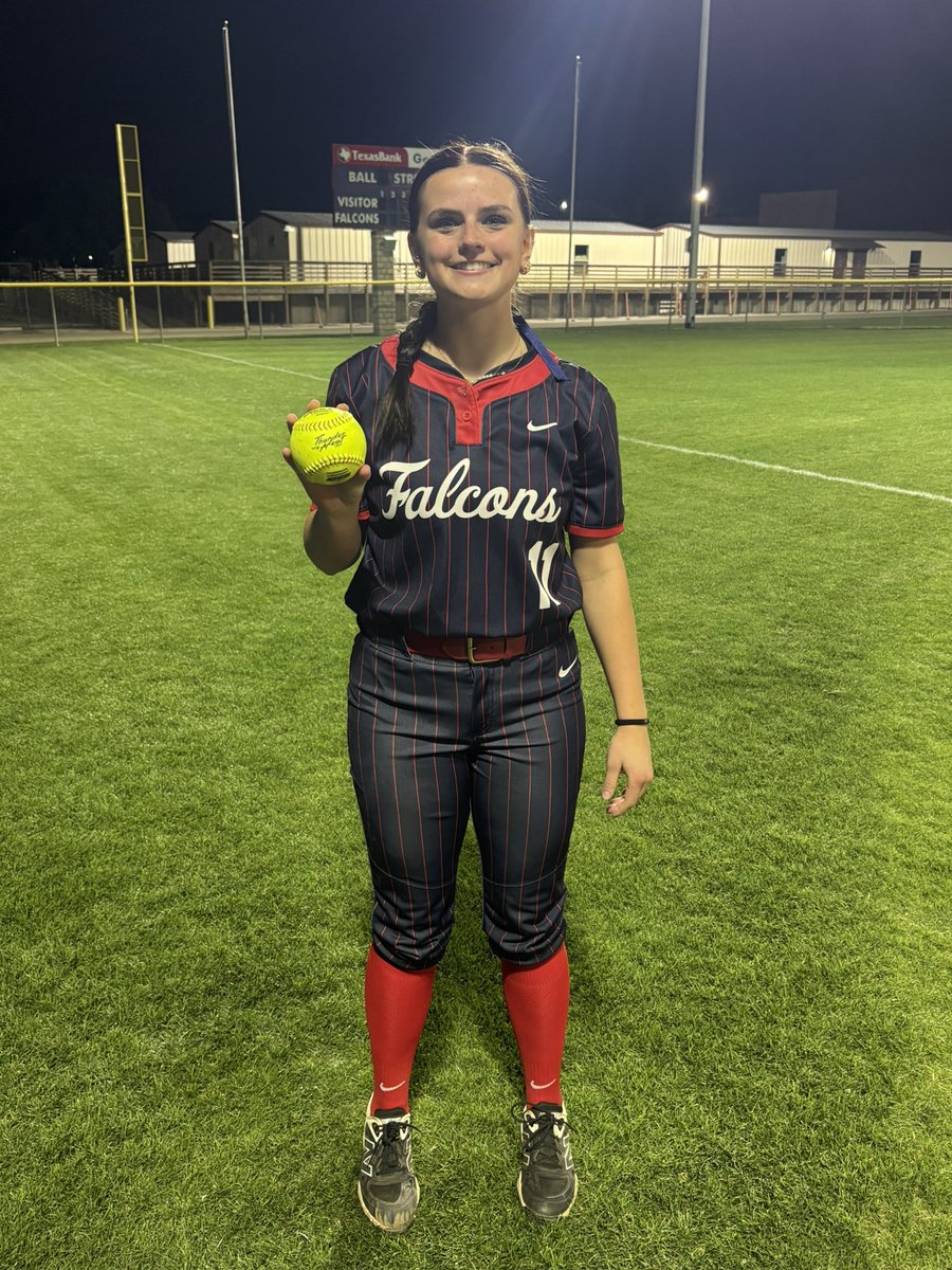 No hitter alert!!! Bats came alive late and we held off a solid THESA team. <a href="/MadieRichey2027/">Madeline Richey 2027</a> first no hitter of the season (13 Ks) <a href="/ryleighhall2027/">ryleighhall2027</a> 2-3/3B/1R/1 RBI Martha and Roeser add RBI’s as well. The TEAM earns the Game Card. Go Falcons! ❤️💙 <a href="/Gosset41/">Brian Gosset</a>