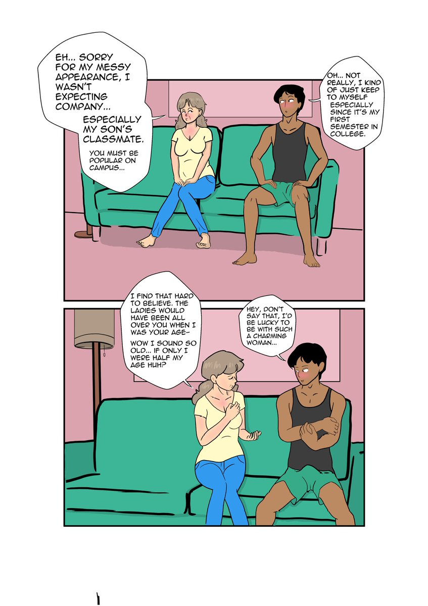 maternalghost's tweet photo. My Son's Classmate - Maternal Ghost (OC)

PG 1-4

#milf #taboo https://t.co/aNaKE0jIZp